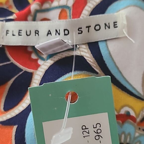 NWT Fleur and Stone Calista Red Petite Dress Size 12 Stitch Fix Exclusive - Picture 8 of 8